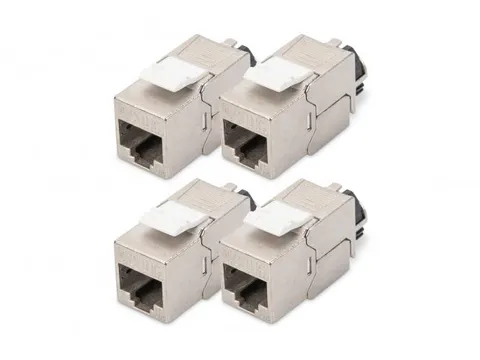 Module Keystone CAT 6A blindé Connexion sans outil 4 pièces