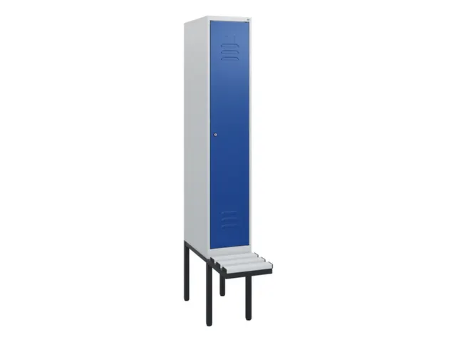 locker met bank,HxBxD 1950x300x815mm,1vak,vak B 300mm,cil.-slot