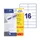 Etiket Avery Zweckform 3423 105x35mm wit 1600stuks