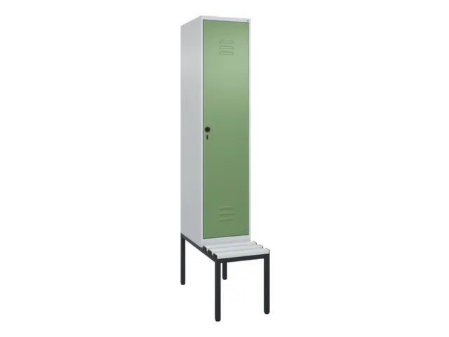 locker voor scheiding van kleding,HxBxD 2120x400x815mm,1vak
