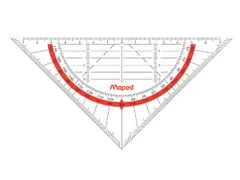 Geodriehoek Maped 028600 16cm Flexibel Transparant