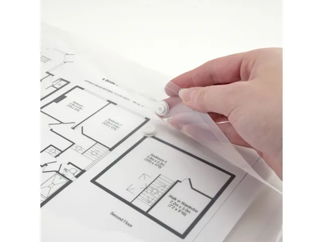 documentenmappen A4+ transparant 10 stuks