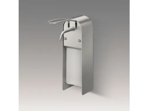 zeep-/ontsmettingsmiddeldispenser,HxB 325x97mm,v. 1l,RVS