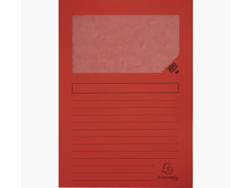 Venstermap Exacompta Forever L-map 120gr karton Rood