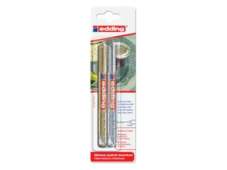 Viltstift Edding 780 Lakmarker Rond Goud/zilver 0.8mm Blister - 1