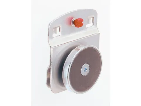 Magneethouder Voor Geperforeerde Platen Ø 40Mm Aluminium-Kleurig