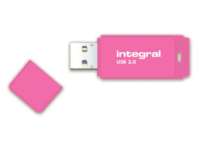 USB stick 3.0 Integral Neon USB-A 64GB roze