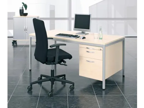 bureau,HxBxD 720x1600x800mm,decor blad ,onderstel RAL9006