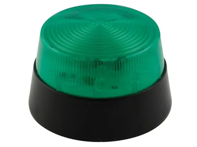 LED Knipperlicht Groen 12 VDC ø 77mm