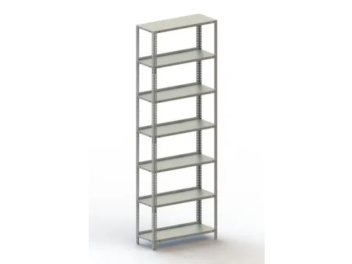 magazijnstelling,grondveld,HxBxD 2200x754x304mm,vaklast 80kg