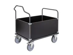 vierwandwagens,draagverm. 500kg,laadvl. LxB 1000x700mm,MDFplaat,4muren