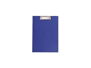 Klembordmap MAUL A4 staand PVC met penlus en insteek blauw - 1