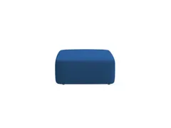 Poefmodule Rocada Volga-G 100x42x92cm rugloos blauw