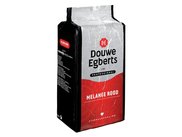 Koffie Douwe Egberts standaardmaling Melange Rood 1kg