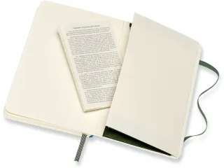 Notitieboek Moleskine pocket 90x140mm blanco soft cover myrtle green - 5