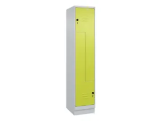 Z-garderobekast,HxBxD 1950x400x500mm,vak B 200/400mm,draaigrendel - 1