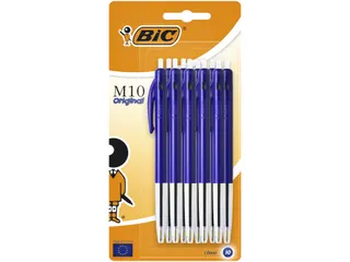 Balpen Bic M10 medium blauw blister à 10 stuks - 1
