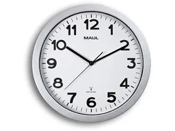 MAULstep wandklok, radiogestuurd, diameter 35 x 5 cm, kunststof kader,