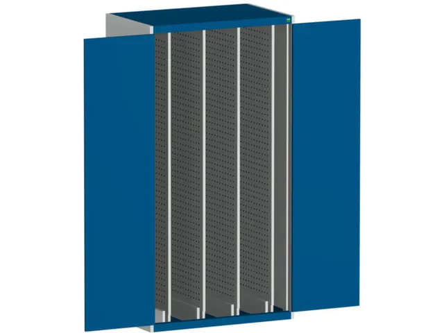 verticale kast,HxBxD 2000x1050x650mm,deur m. perforaties