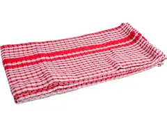 Essuie-mains, ft 50 x 70 cm, gaufrés, rouge, paquet de 3 pièces
