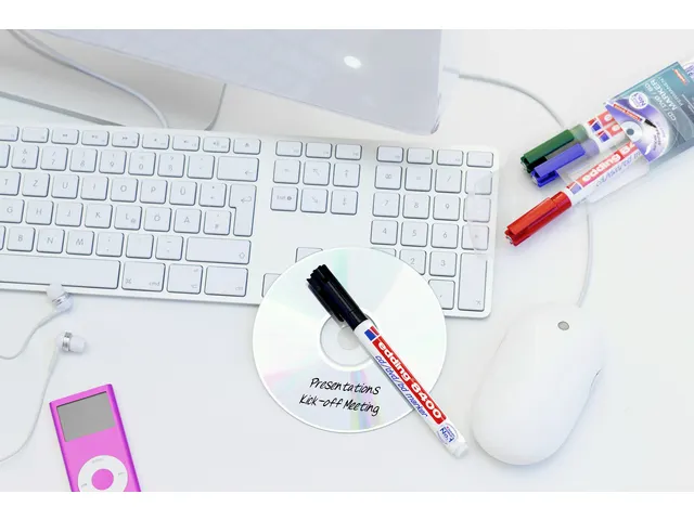 Cd marker edding 8400 rond blauw 0.5-1.0mm