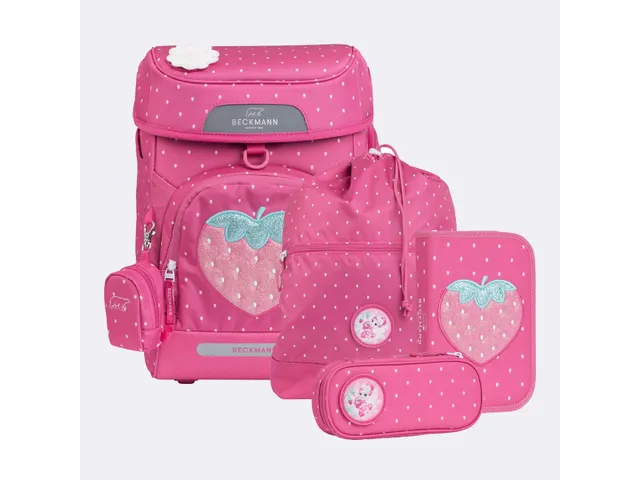 Schooltasset Beckmann Plus Air Strawberry 6-delig