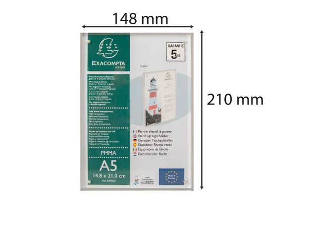 Tafelstandaard magnetische sluiting A5