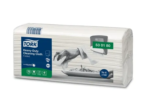 Tork 530180 W4 Heavy Duty Reinigingsdoeken 1-Laags 280 Stuks