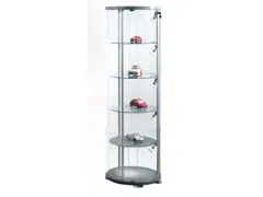 Vitrine Design 1800x545mm 4 Glazen Legborden Deksel/Sokkel Mdf