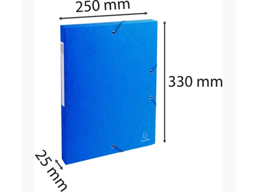 Elastobox Exacompta A4 25mm 600gr assorti karton