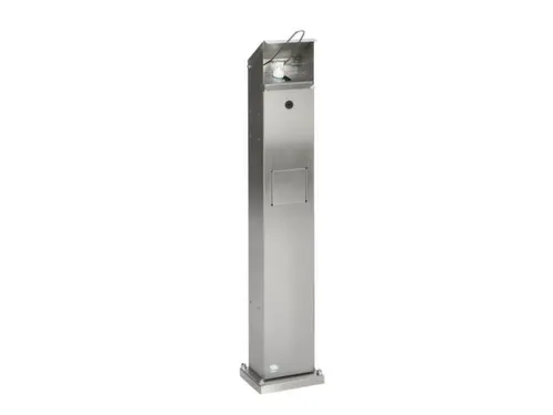 ontsmettingsmiddeldispenser,HxBxD 1147x180x130mm,v. 1l,v. buiten
