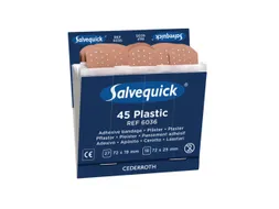 Salvequick 6036 plactic pleisters, pak van 6 x 45 stuks
