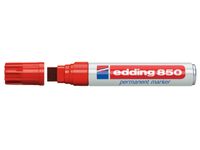Viltstift edding 850 blokpunt rood 5-16mm