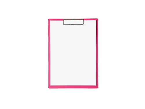 Klembord MAUL A4 staand PVC neon roze