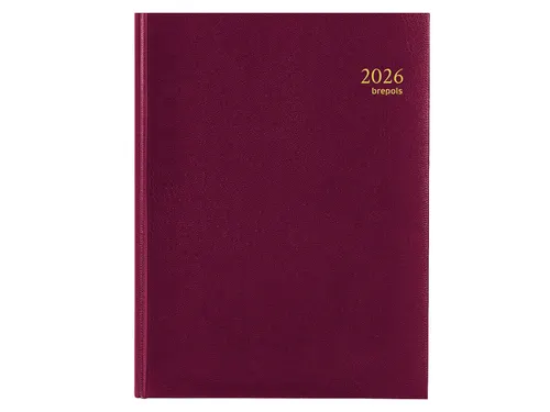 Agenda 2027 Brepols Timing Lima 7dagen/2pagina's viertalig bordeaux