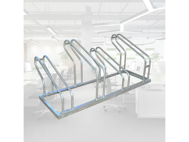 Fietsenrek BRASQ 4 fietsen BS400 zilver