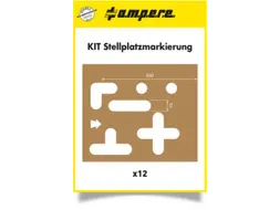 Sjablonenset,Standplaatsmarkering,V. Vloermarkeerapparaat
