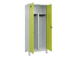 PBM-locker,HxBxD 1950x800x500mm,2vak,vak B 400mm,draaigrendel