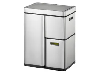 Afvalbak EKO Mirage Plus sensor 30 liter en 2x15 liter RVS - 7