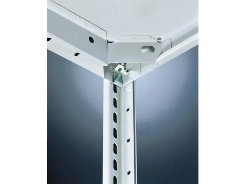 Inhaakstelling Basisveld 2500x1056x536mm 6legborden 230kg Ral7035