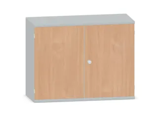 Kantoorkast 770x1000x430mm Decor Romp Lichtgrijs Decor Front Beuken - 1