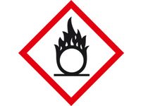 Gevarensymbool Brandbevorderend Lxb 50X50Mm Als Los Symbool