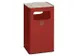 Combi-asbak Hxbxd 755X430X420Mm Vierkant Rood