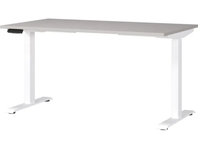 Elektrisch ihv bureau,HxBxD 720-1200x1400x800mm,blad decor kasjmier