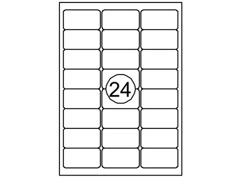 Etiket Quantore 63.5x33.9mm wit 360 stuks