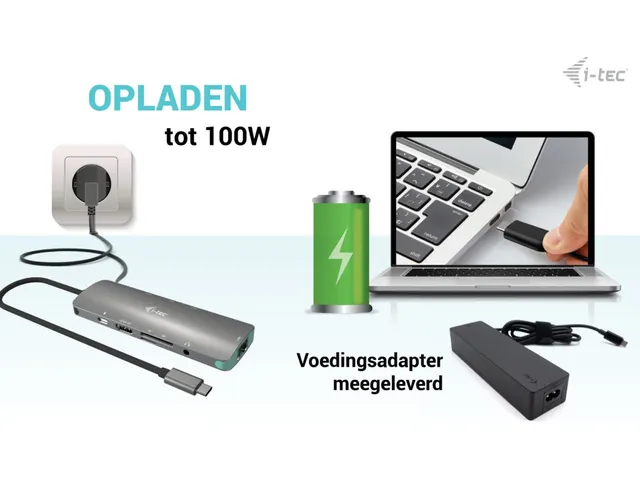 i-tec USB-C Metal Nano Docking Station 4K HDMI LAN