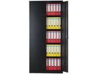 Draaideurkast Inclusief 4 Legborden Zwart 1950x940x400mm