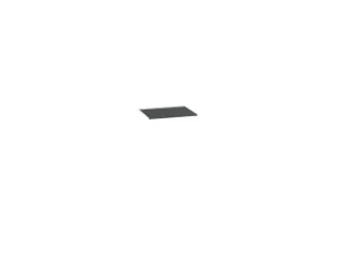 afrolrand,v. ladekast,BxD 525x550mm,zwart - 3