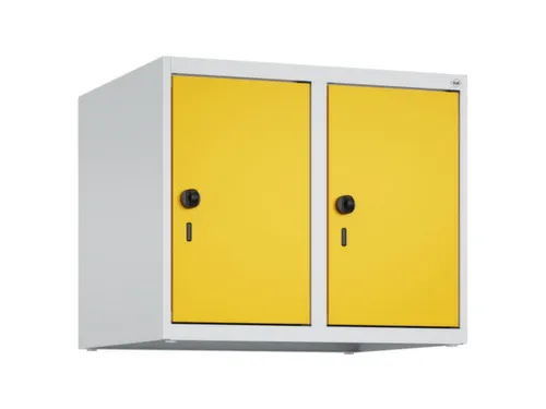 opzetkast,v. locker,2vak.,vak B 300mm,HxBxD 500x600x500mm,draaigrendel