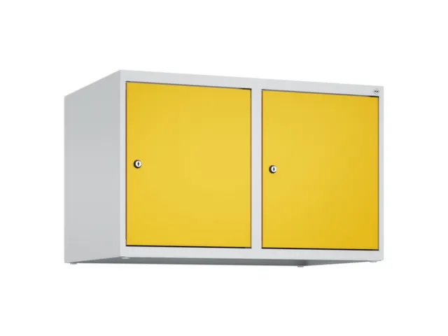 opzetkast,v. locker,2vak.,vak B 400mm,HxBxD 500x800x500mm,cilinderslot